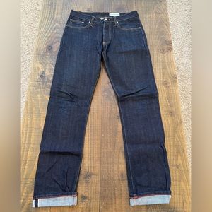 Gustin California Slim Selvedge Denim Size 33 x 34 Style# 2
